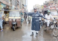 大雨袭击了旁遮普邦的大部分地区